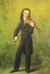 El violinista Niccolò Paganini