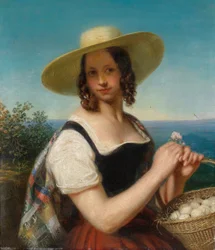 La chica de los huevos