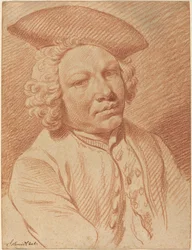 Retrato de un hombre con sombrero de tres picos