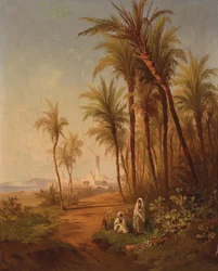 Peregrinos en la costa