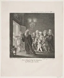 Ilustración de las comedias de Holberg