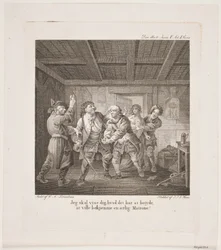 Ilustración para las comedias de Holberg
