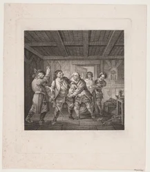 Ilustración para las Comedias de Holberg