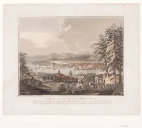 Vista sobre la ciudad de Kristiania