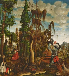 San Jorge salvando a la Princesa del Dragón, 1520