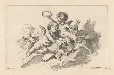 pozie La Poesie (título sobre objeto) Livre des Arts (título de la serie)