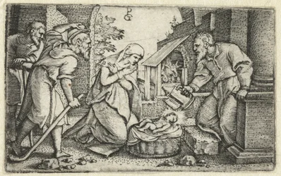 Natividad y Adoración de los Pastores Vida de Cristo (título de la serie)