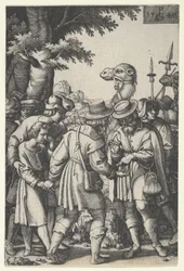 José vendido a los mercaderes, de La historia de José, 1546