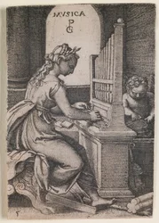Musica, de la serie “Las artes liberales”