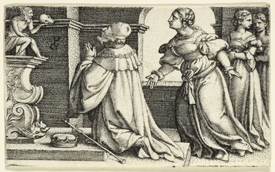 Salomón adorando al ídolo Moloch