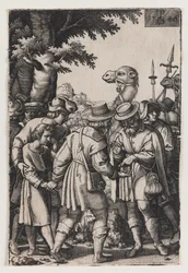 La historia de José, José vendido por sus hermanos, primera mitad del siglo XVI (Grabado)