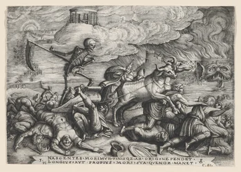 El Triunfo de la Muerte sobre el Tiempo, de El Triunfo de Petrarca