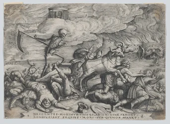 El triunfo de la muerte sobre el tiempo, del Triunfo de Petrarca