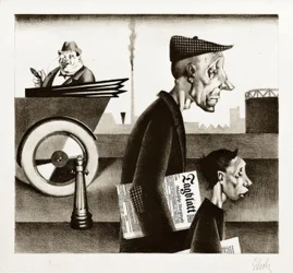 Repartidor de periódicos (El trabajo deshonra)