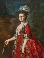 Johann Georg Weikert Retrato de María Cristina de Austria 1778