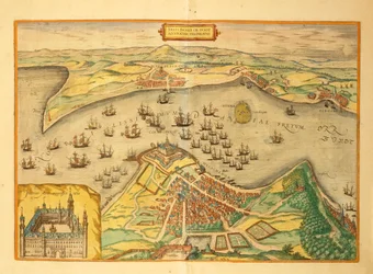Kronborg de Civitates Orbis Terrarum