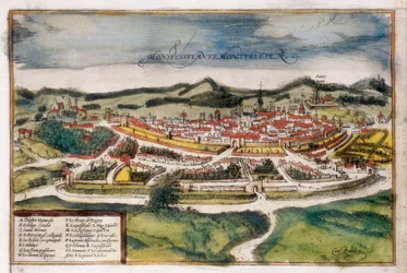 Plano de la ciudad de Montpellier