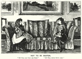 Caricatura de Punch: No ser vencido (grabado)