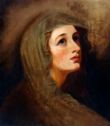Lady Hamilton como vestal (óleo sobre lienzo)