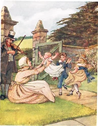 Canción de baile, ilustración de 