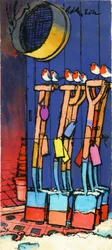 Petirrojos y palas, 1970s