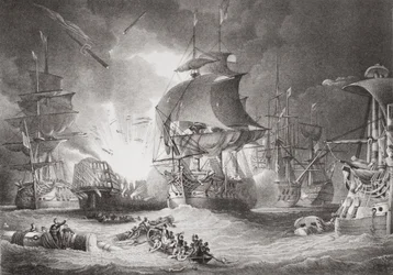 La Batalla del Nilo, 1 de agosto de 1798, de 