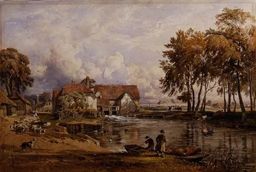 Molino de Streatley: En el Támesis