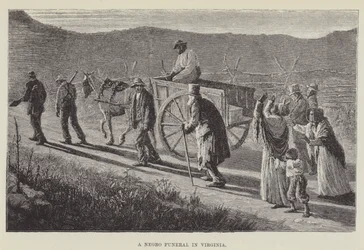 Un funeral negro en Virginia