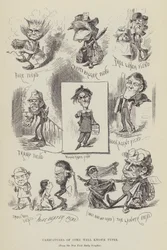 Caricaturas de algunos tipos bien conocidos