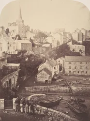 Parte de la Ciudad y Puerto de Tenby, 1853