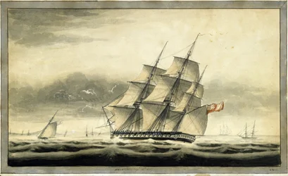 Buque de transporte de tropas HMS "Akbar" (1806), 10 de agosto