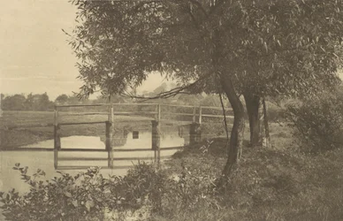 En el Sow cerca de la casa de Walton en Shallowford, 1880s, impreso 1888