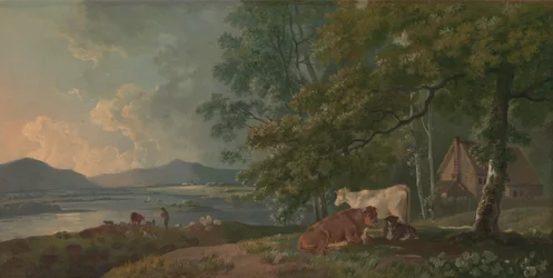Buenos días: Paisaje con ganado
