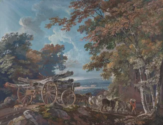 Timber Wain on a Rough Road (uno de un par)