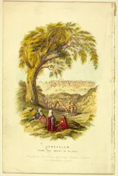 Jerusalem, vom Ölberg aus