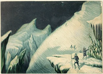 El Mur de la Côte, de La ascensión del Mont Blanc