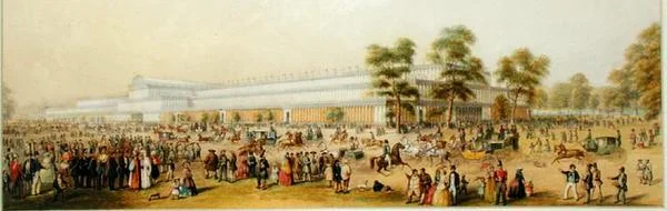 Vista del Palacio de Cristal