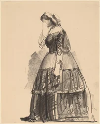 Dama de 1860 - La Actriz