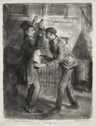 El atraco, primer estado