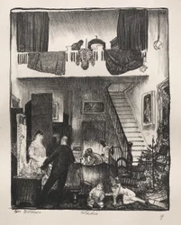 El estudio, Navidad de 1916