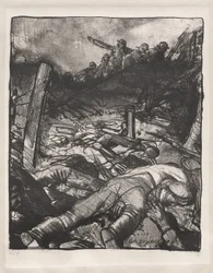 Serie de guerra: La carga, detalle izquierdo
