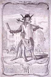 El carnicero, 1740