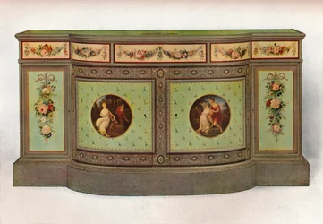 Secretaire commode, c. 1785