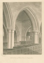 Interior de la Iglesia de Weston-on-Trent