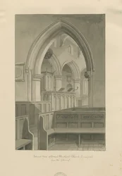 Lichfield - Interior de la Iglesia de San Miguel