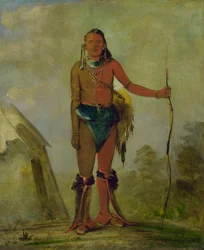 Aih-no-wa, El Fuego, un hombre medicina zorro, 1835