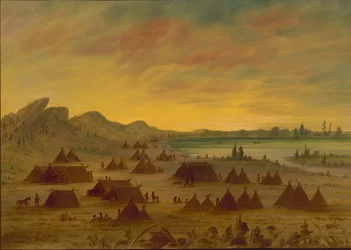 Un pueblo apache, 1855-1869