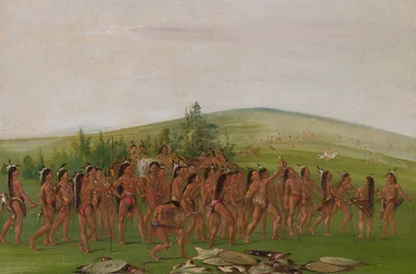 Tiro con arco de los mandan