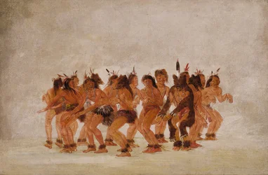 Danza del oso, Preparativos para una caza de osos, 1835-1837