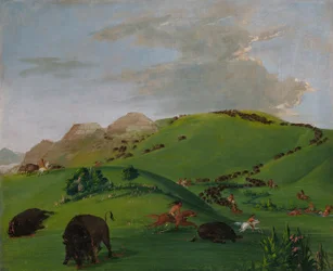 Buffalo Chase, desembocadura del Yellowstone